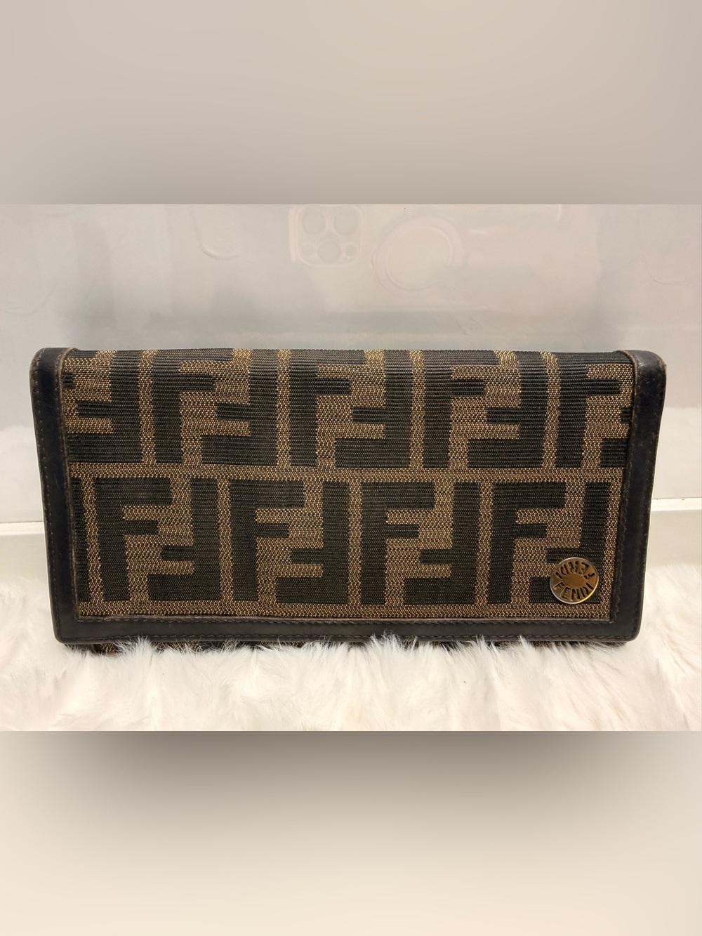 FENDI-AT53232 Zucca Wallet